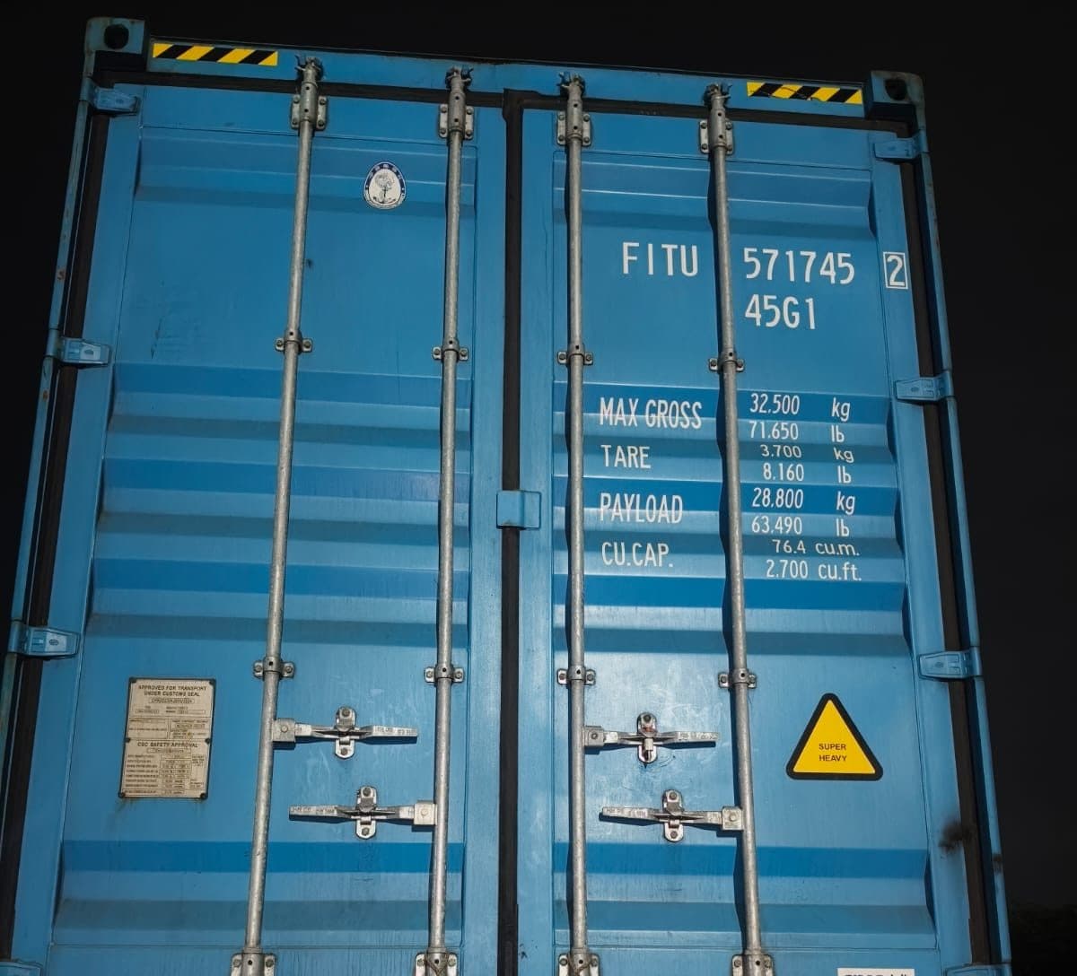 Loaded container inspection in Mundra, photograph 9